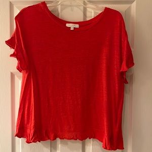 Eri + Ali Coral Cross-back Top